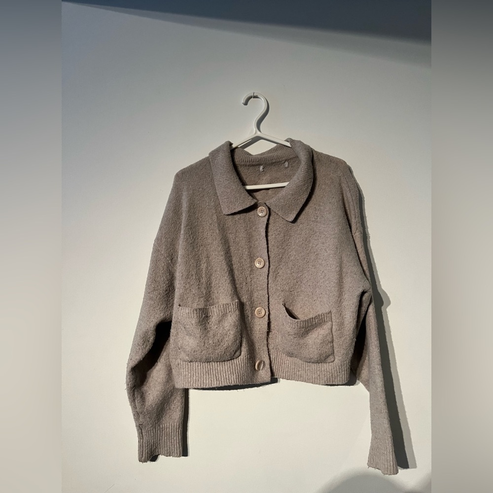 Beige Cardigan